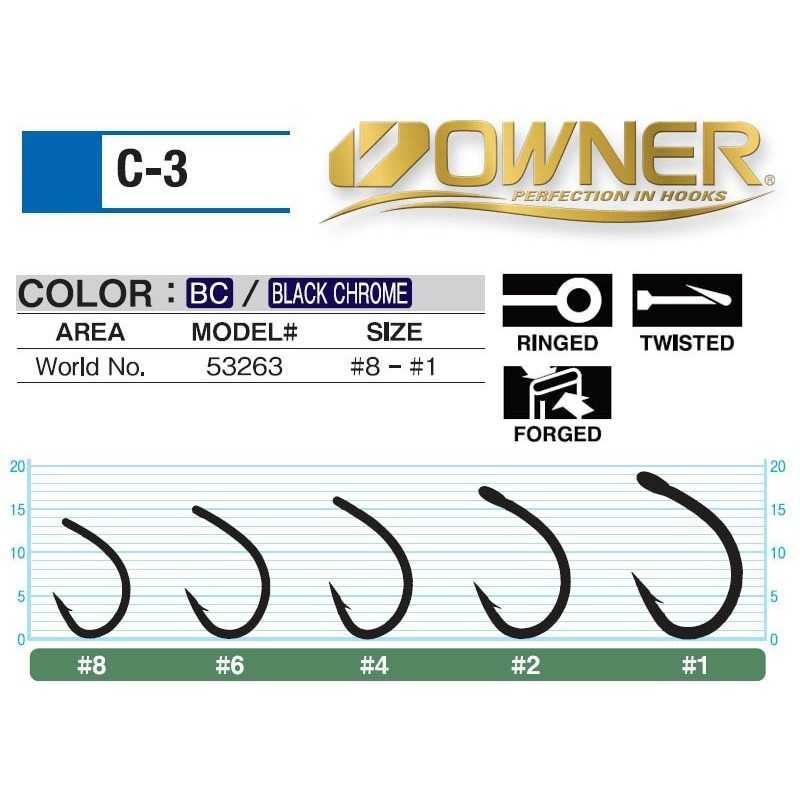 Háčik OWNER C-3 TSUYOSHI CARP