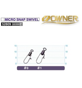 Mikroobratlík OWNER 52809 MICRO SNAP SWIVEL