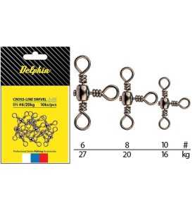 Trojobratlík Delphin Cross-Line Swivel A-03/10ks