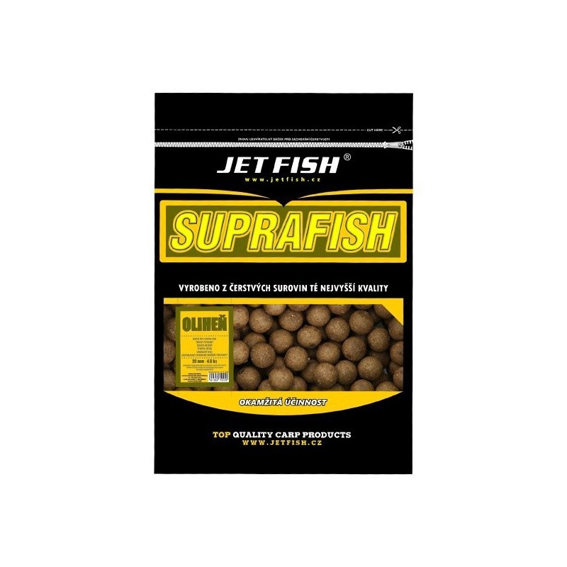 Jet Fish Boilies SUPRA FISH-MUŠĽA/SLIMÁK 1kg 20mm