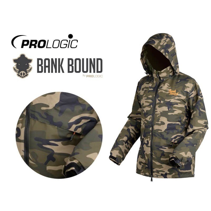 Bunda Prologic Bank Bound 3-Season Camo Fishing Jacket