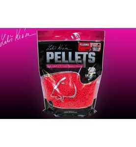 LK Baits Fluoro Pellets Wild Strawberry 1kg, 4mm