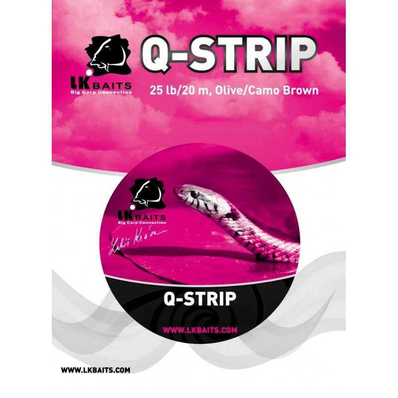 LK Baits Q-STRIP 25lb/20m Olive/Camo Brown 
