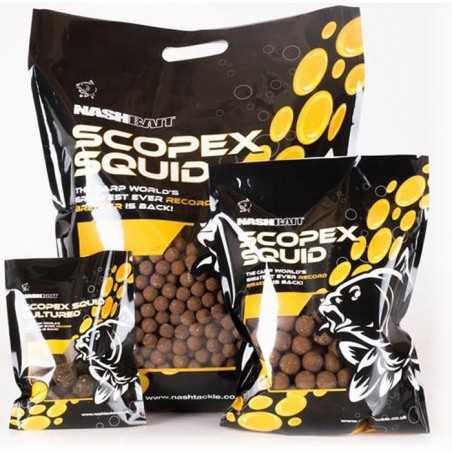 Nash Scopex & Squid stabilised Flake Boilies 1kg krájané boilies Novinka 2017