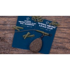 Nash Prevlek na záves Weed Micro Lead Clip Tail Rubbers Diffusion Camo 10ks