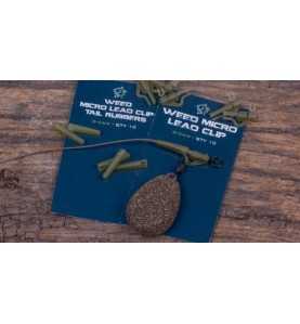 Nash Prevlek na záves Weed Micro Lead Clip Tail Rubbers Diffusion Camo 10ks