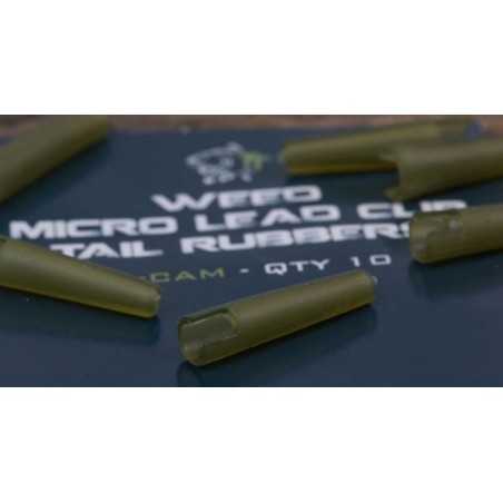 Nash Prevlek na záves Weed Micro Lead Clip Tail Rubbers Diffusion Camo 10ks