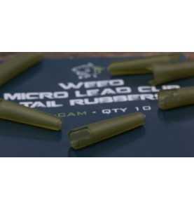 Nash Prevlek na záves Weed Micro Lead Clip Tail Rubbers Diffusion Camo 10ks