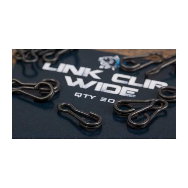 Nash Klip Link Clip Wide 20ks 
