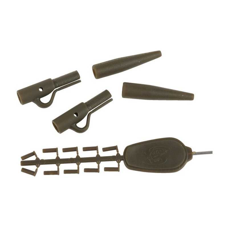 Carp Spirit Lead Clips Weed Green x 10 - Záves na olovo