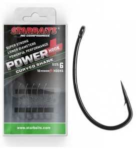 Starbaits Háčik Power Curved Shank 6 (10ks)