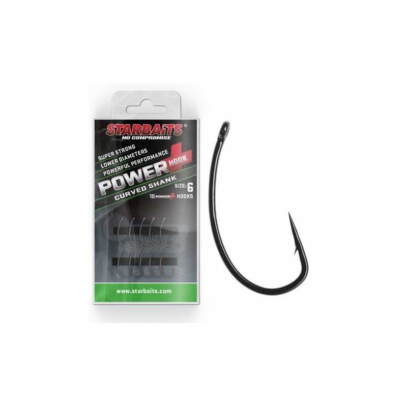 Starbaits Háčik Power Curved Shank 4 (10ks)