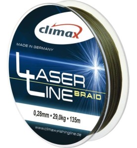 Climax šnúra 135m - Laser Braid line Olive SB 0,06mm / 4,5kg