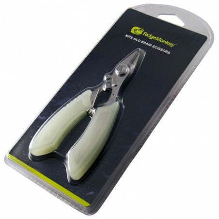 RidgeMonkey svietiace nožnice (Nite Glow Scissors)