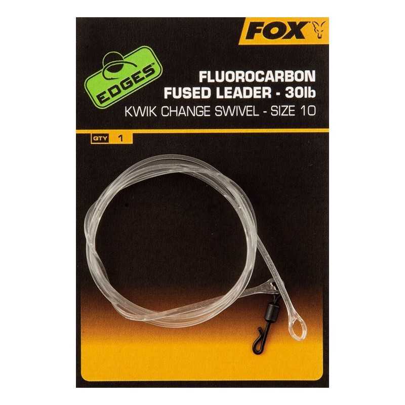 Fox Edges Fluorocarbon Fused Leader 30lb Kwik Change veľ. 10 