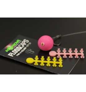Korda Zarážka Floss Caps Pink / Yellow - Ružová / Žltá 20ks Novinka 2018