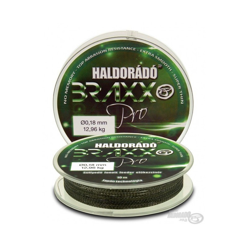 Haldorádó Braxx Pro Pletená Nadväzcová Šnúrka na Feeder 0,06mm 3,82kg 10m