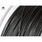 Hell-Cat Splietaná šnúra Round Braid Power Black 0,60mm 75kg - 200m