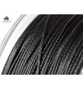 Hell-Cat Splietaná šnúra Round Braid Power Black 0,60mm, 75kg, 200m