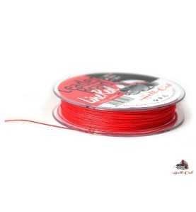Hell-Cat Náväzcová šnúra Leader Braid Line Red 1,20mm, 100kg, 20m