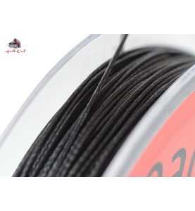 Hell-Cat Náväzcová šnúra Leader Braid Line Black 0,90mm, 75kg, 20m