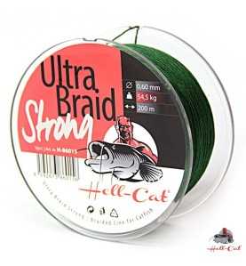 Hell-Cat Šnúra Ultra Braid Strong 0,60mm, 54,50kg, 200m