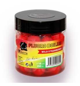 LK Baits Fluoro Boilies Wild Strawberry