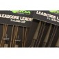 Korda Hotové montáže Leadcore leader Hybrid Lead Clip gravel / brown 3ks