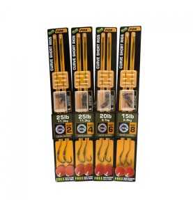 Fox Edges Curve Short Ready Rig Green x2 20lb veľ. háčika 6