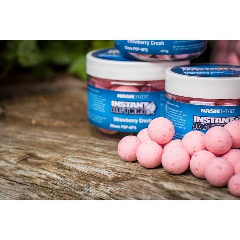 Nash Plávajúce Boilie Pop Ups Instant Strawberry Crush 20mm Nash Plávajúce Boilie Pop Ups Instant Strawberry Crush 20mm