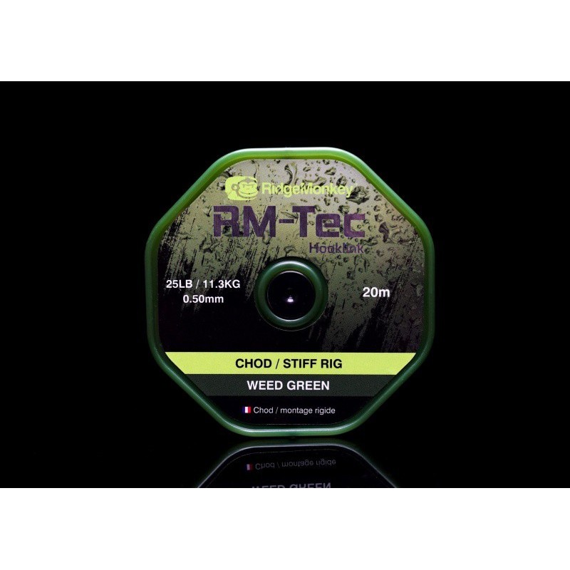 Ridgemonkey RM - Tec Chod Stiff Rig - Zelená 20m