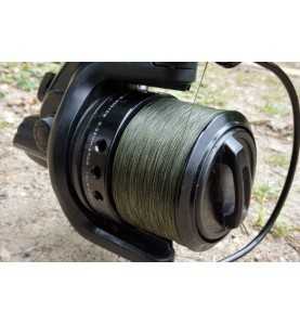 RidgeMonkey Pletená potápavá šnúra Braided Mainline - olivovo zelená 1200m