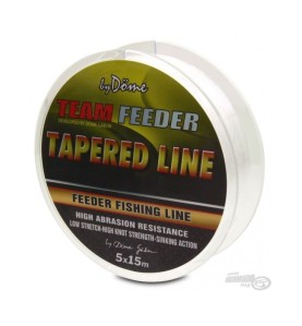 By Döme Team Feeder Tapered Line 5x15m 0,195 - 0,280mm