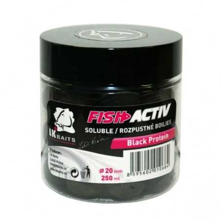 LK Baits Fish Activ Black Protein 250ml, 20mm