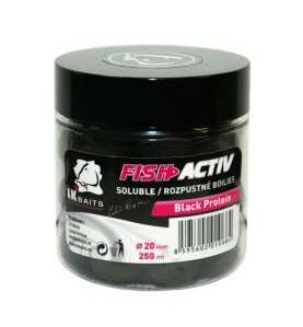LK Baits Fish Activ Black Protein 250ml, 20mm
