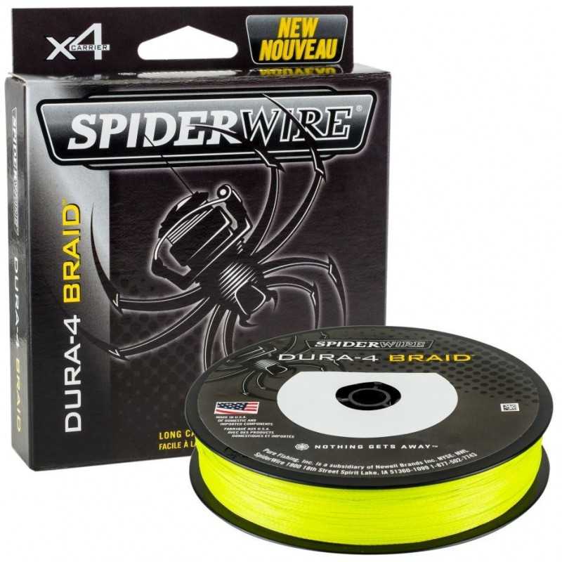 Spiderwire Šnúra DURA4 Yellow 0,10mm 9,1kg 150m