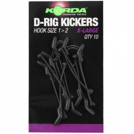 Korda Rovnátko na háčik D Rig Kickers XL Green 10ks Zelená Novinka 2019