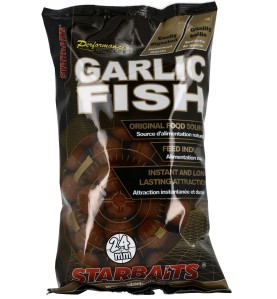 Starbaits Garlic Fish - Boilie potápavé 1kg 24mm