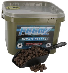 Starbaits Feedz Donuts (pelety s dierou) 10mm 2kg