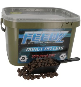 Starbaits Feedz Donuts (pelety s dierou) 10mm 4,5kg 