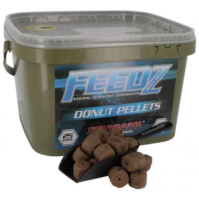 Starbaits Feedz Donuts (pelety s dierou) 25mm 4,5kg 