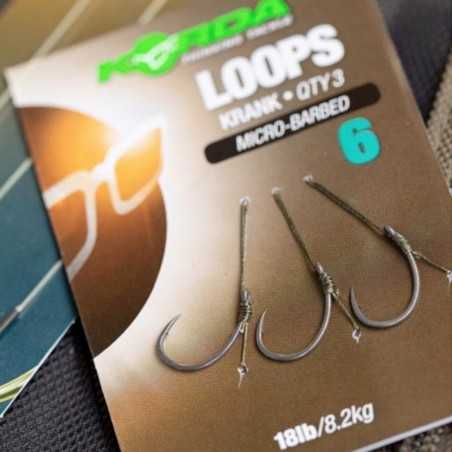 Korda Náväzec Loop Rigs Krank veľ. 8 18lb 3ks