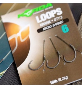 Korda Náväzec Loop Rigs Krank veľ. 8 18lb 3ks