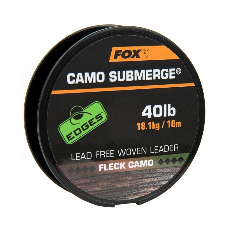 Fox Náväzcová Šnúrka Edges Submerge Fleck Camo Leader 40lb/ 10m