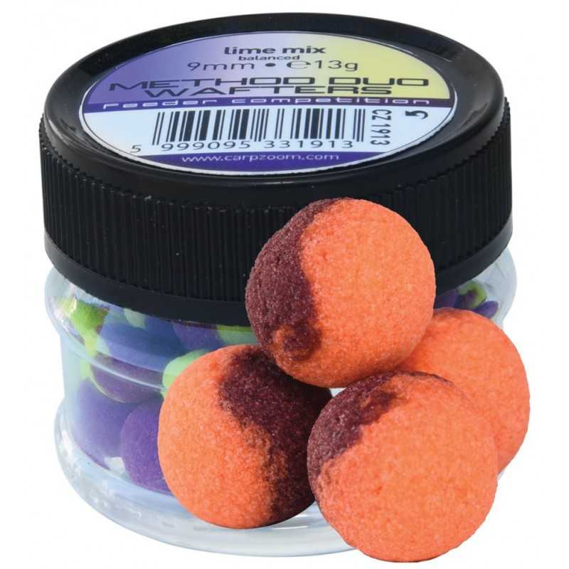 Carpzoom Method Duo Wafters 9mm Čokoláda - pomaranč