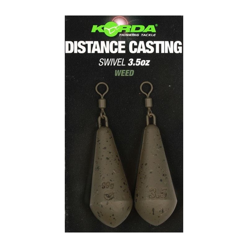 Korda Olovo s obratlíkom Distance Casting Swivel 112g - 4oz, 2ks