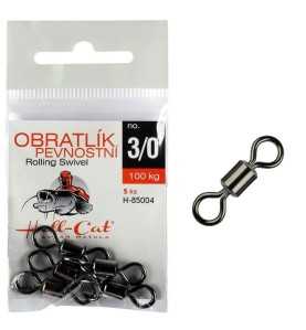 Hell-Cat Obratlík pevnostný Rolling Swivel veľ.3/0, 100kg (5ks)