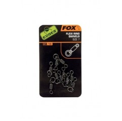 Obratlík s krúžkom FOX EDGES Flexi Ring Swivel Size 10