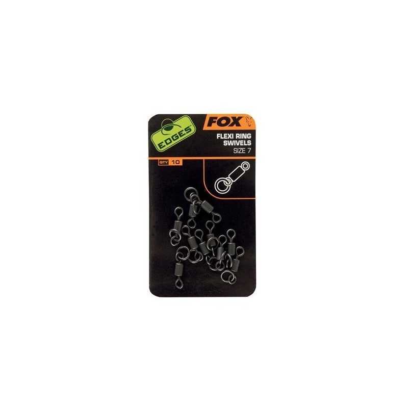 Obratlík s krúžkom FOX EDGES Flexi Ring Swivel Size 10