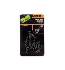 Obratlík s krúžkom FOX EDGES Flexi Ring Swivel Size 10